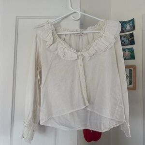 The Great Ruffle Blouse top